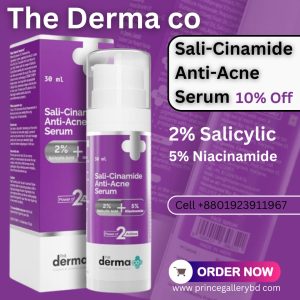 The Derma Co Sali-Cinamide Acne Serum 30ml – Best Acne Solution in Bangladesh