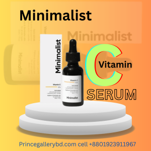Minimalist Vitamin C 10% Face Serum 30ml for glowing skin and anti-aging in Bangladesh