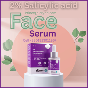 The Derma Co 2% Salicylic Acid Face Serum bottle with 10ml and 30ml sizes – acne treatment serum in Bangladesh