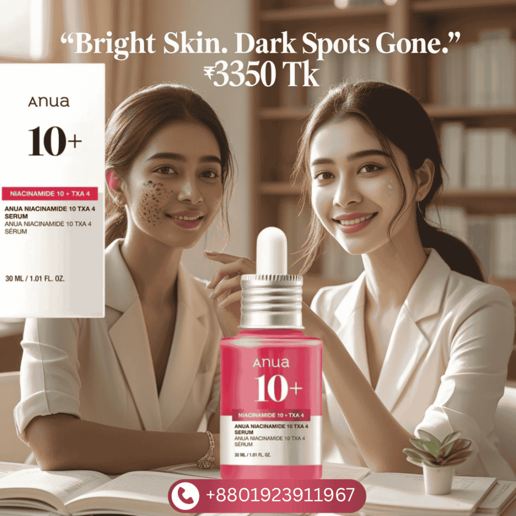 Anua Niacinamide 10% + TXA 4% Serum 30ml bottle – brightening dark spot removal skincare