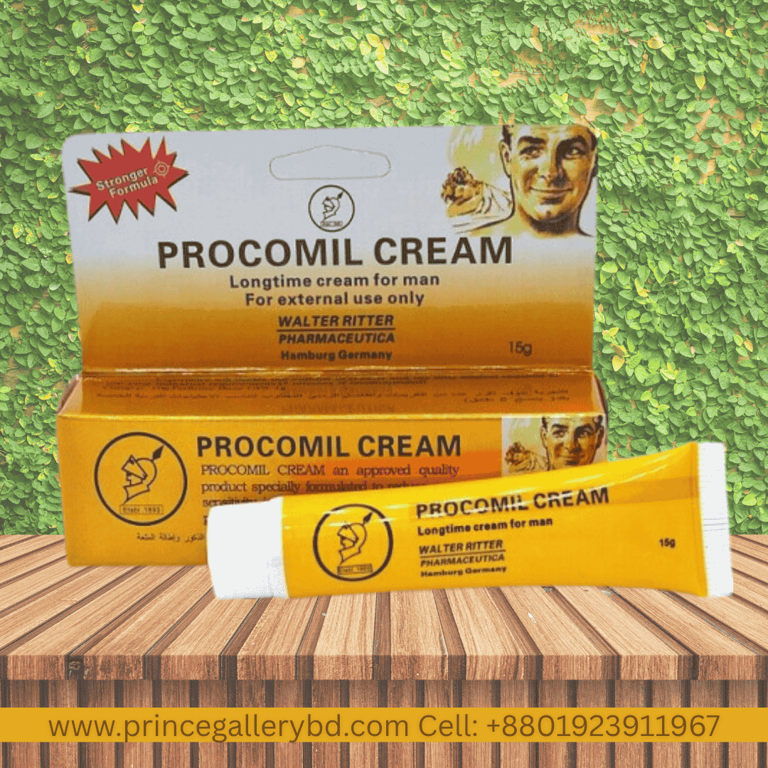 Procomil Delay Cream 15g Bangladesh – Original Longtime Men Performance Cream | 100% Authentic | Prince Gallery BD 1 Procomil Delay Cream 15g Bangladesh – Original Longtime Men Performance Cream