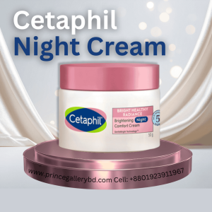 Cetaphil Bright Healthy Radiance Brightening Night Comfort Cream 50gm Price in Bangladesh – Original Night Cream for Dark Spots