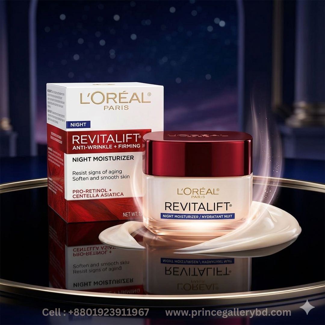 L’Oreal Paris Revitalift Anti-Wrinkle Firming Night Cream 48g | Buy Online in Bangladesh 1 L’Oreal Paris Revitalift Anti-Wrinkle Firming Night Cream 48g Original in Bangladesh
