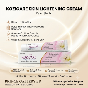 Kozicare Skin Lightening Cream 15gm India Original for Dark Spots & Pigmentation