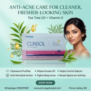 Leeford Clinsol Anti Acne Soap 75g Price in BD